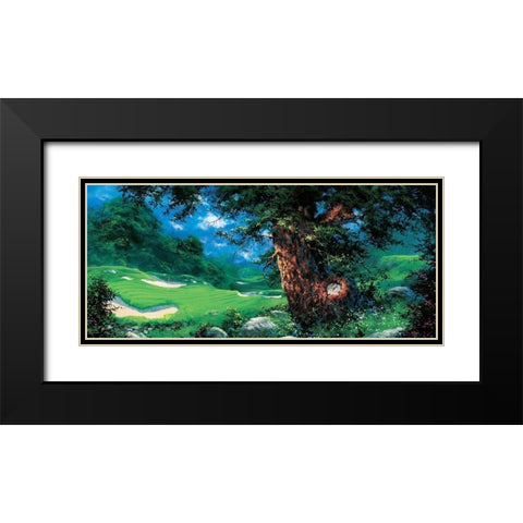 Golf Fantasy I Black Modern Wood Framed Art Print with Double Matting by Unknown