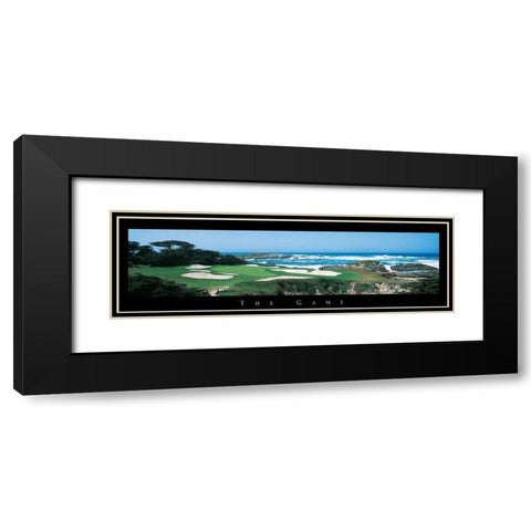 Golf - The Game I Black Modern Wood Framed Art Print with Double Matting by Unknown