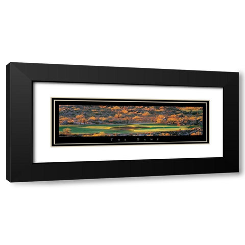 Golf - The Game II Black Modern Wood Framed Art Print with Double Matting by Unknown