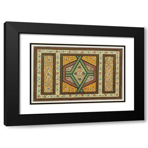 Magic Carpet II Black Modern Wood Framed Art Print with Double Matting by Unknown