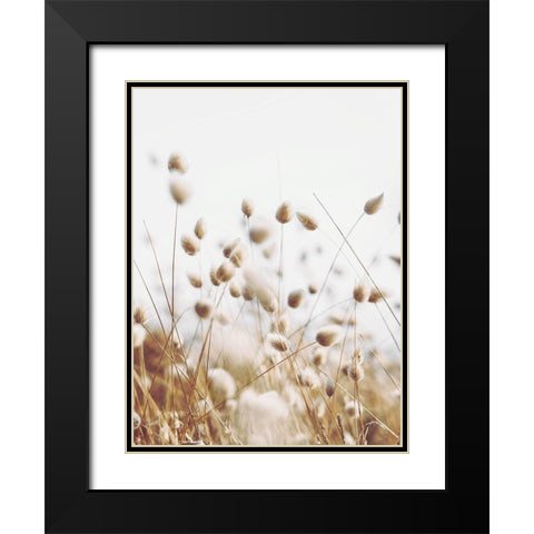 Herbes des Champs 3 Black Modern Wood Framed Art Print with Double Matting by BRAUN Studio