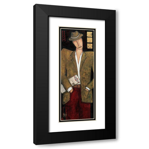 Liberation Black Modern Wood Framed Art Print with Double Matting by Kuhn, Marie-Pierre