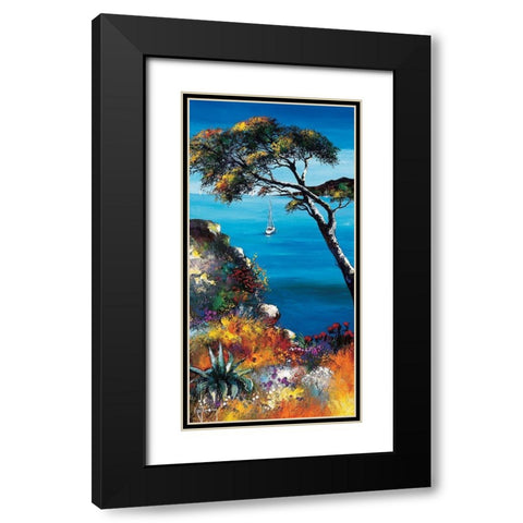 Les herbes folles Black Modern Wood Framed Art Print with Double Matting by Keiflin, Roger