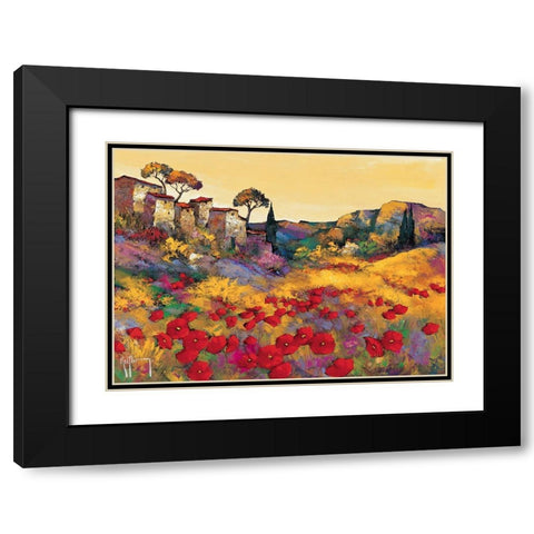 Le jour se leve Black Modern Wood Framed Art Print with Double Matting by Keiflin, Roger