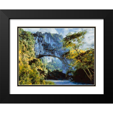 National Parks 12 Black Modern Wood Framed Art Print with Double Matting by Medeiros, Celito