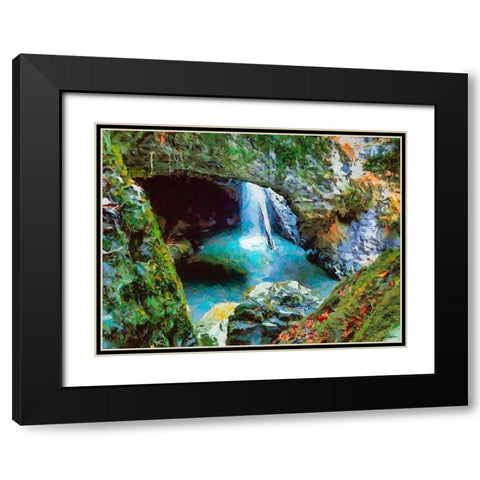 National Parks 14 Black Modern Wood Framed Art Print with Double Matting by Medeiros, Celito