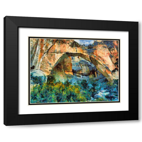 National Parks 15 Black Modern Wood Framed Art Print with Double Matting by Medeiros, Celito