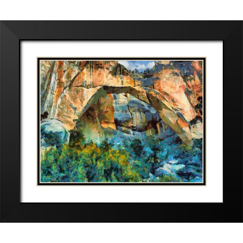 National Parks 15 Black Modern Wood Framed Art Print with Double Matting by Medeiros, Celito