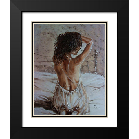 Light in the Room II Black Modern Wood Framed Art Print with Double Matting by Luniak, Monika