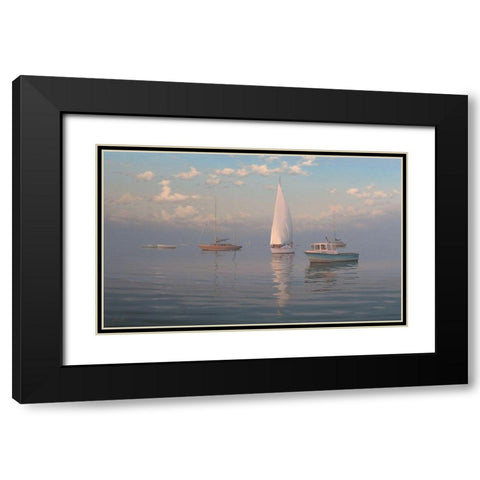 Style Black Modern Wood Framed Art Print with Double Matting by Adamov, Alexey