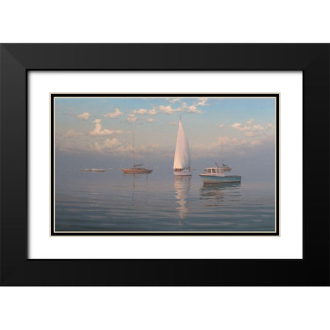 Style Black Modern Wood Framed Art Print with Double Matting by Adamov, Alexey
