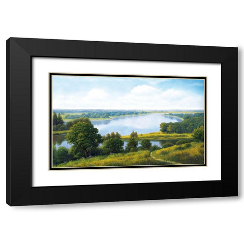 Russian Landscapes I Black Modern Wood Framed Art Print with Double Matting by Babicev, Vjaceslav