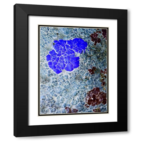 Texture Group IV Black Modern Wood Framed Art Print with Double Matting by Grayscale