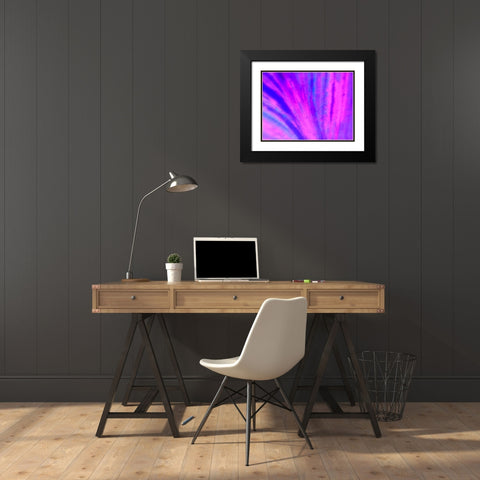 Energy Connection IV Black Modern Wood Framed Art Print with Double Matting by Grayscale