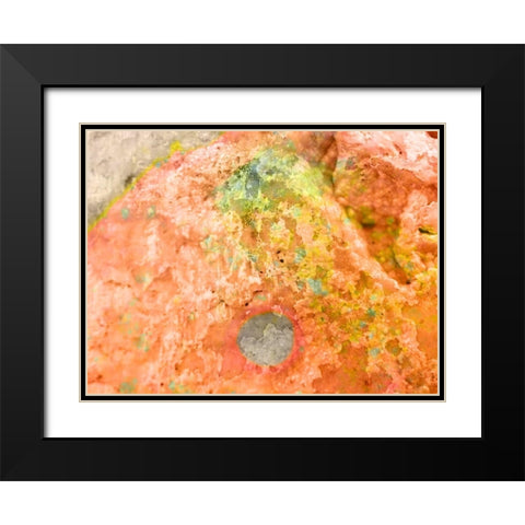 Salt Block I Black Modern Wood Framed Art Print with Double Matting by Grayscale