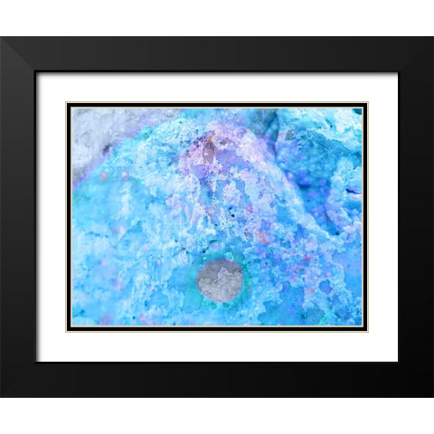 Salt Block III Black Modern Wood Framed Art Print with Double Matting by Grayscale