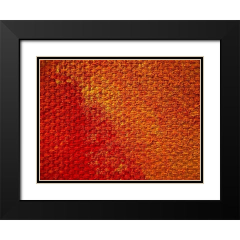 Canvas Closeup II Black Modern Wood Framed Art Print with Double Matting by Grayscale