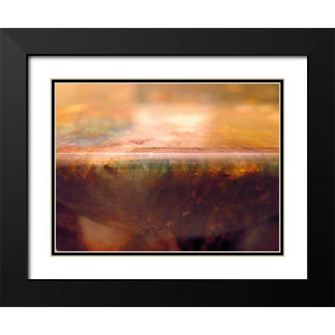 Stone Edge I Black Modern Wood Framed Art Print with Double Matting by Grayscale