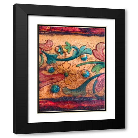 Cabinet Detail I Black Modern Wood Framed Art Print with Double Matting by Grayscale