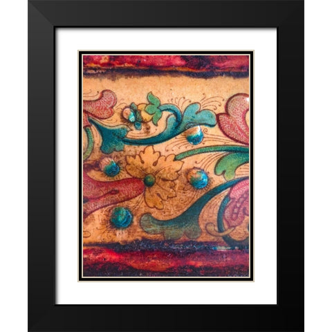 Cabinet Detail I Black Modern Wood Framed Art Print with Double Matting by Grayscale