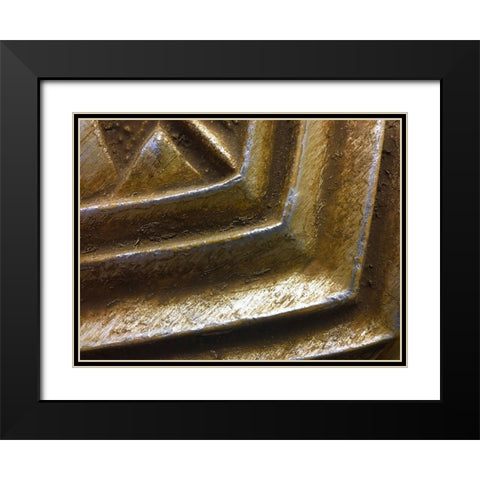 Frame Pic IX Black Modern Wood Framed Art Print with Double Matting by Grayscale