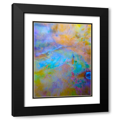 Oxidized Metal X Black Modern Wood Framed Art Print with Double Matting by Grayscale