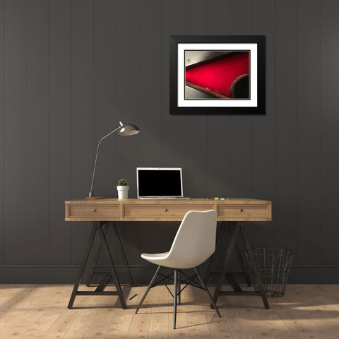 Wood Carving III Black Modern Wood Framed Art Print with Double Matting by Grayscale