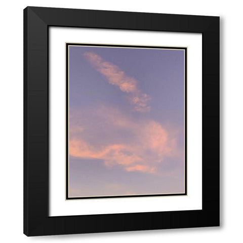 Sunset V Black Modern Wood Framed Art Print with Double Matting by Grayscale