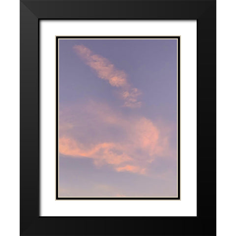 Sunset V Black Modern Wood Framed Art Print with Double Matting by Grayscale