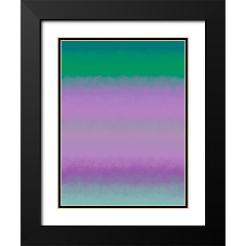 Cool Texture Stripes I Black Modern Wood Framed Art Print with Double Matting by Grayscale