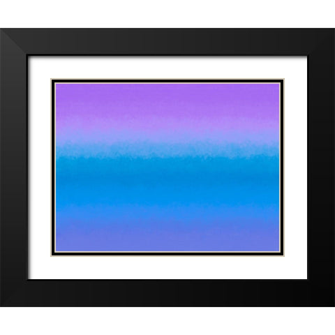 Cool Texture Stripes II Black Modern Wood Framed Art Print with Double Matting by Grayscale