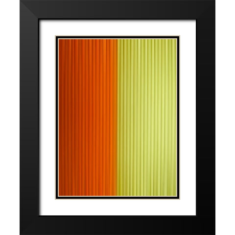 Fabric Pinstripes III Black Modern Wood Framed Art Print with Double Matting by Grayscale