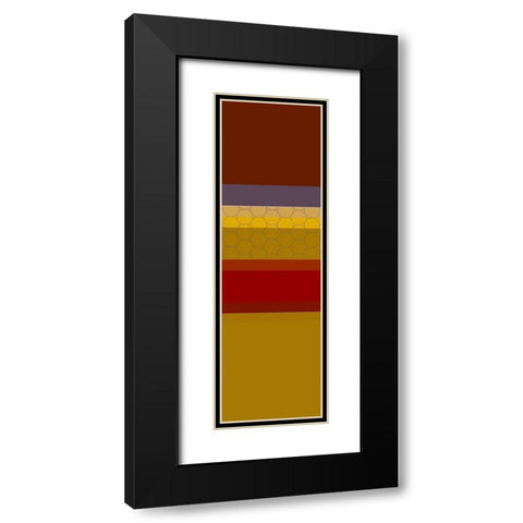 Totem X Black Modern Wood Framed Art Print with Double Matting by Grayscale