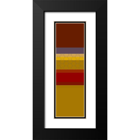 Totem X Black Modern Wood Framed Art Print with Double Matting by Grayscale
