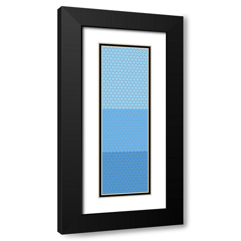 Totem XV Black Modern Wood Framed Art Print with Double Matting by Grayscale
