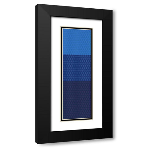 Totem XVI Black Modern Wood Framed Art Print with Double Matting by Grayscale