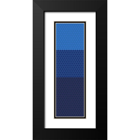 Totem XVI Black Modern Wood Framed Art Print with Double Matting by Grayscale