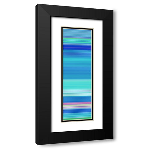 Totem XVII Black Modern Wood Framed Art Print with Double Matting by Grayscale