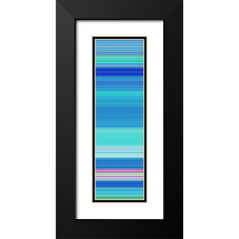 Totem XVII Black Modern Wood Framed Art Print with Double Matting by Grayscale