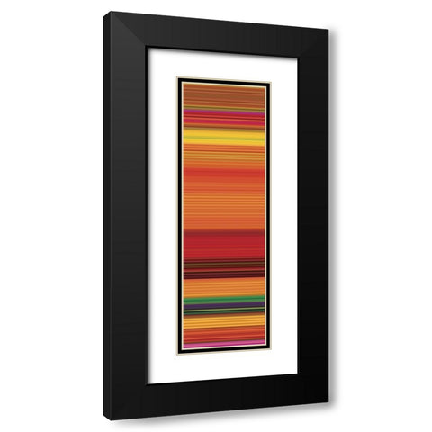 Totem XXI Black Modern Wood Framed Art Print with Double Matting by Grayscale