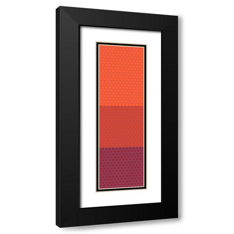 Totem XXIII Black Modern Wood Framed Art Print with Double Matting by Grayscale