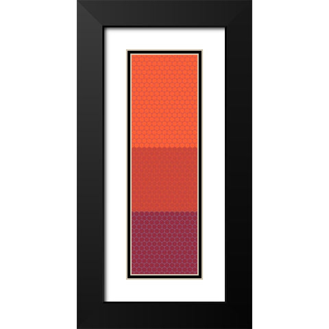 Totem XXIII Black Modern Wood Framed Art Print with Double Matting by Grayscale