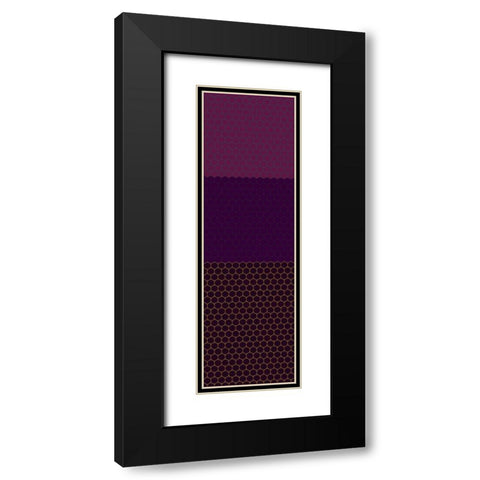 Totem XXIV Black Modern Wood Framed Art Print with Double Matting by Grayscale