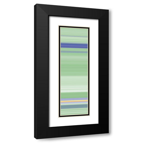 Totem XXV Black Modern Wood Framed Art Print with Double Matting by Grayscale