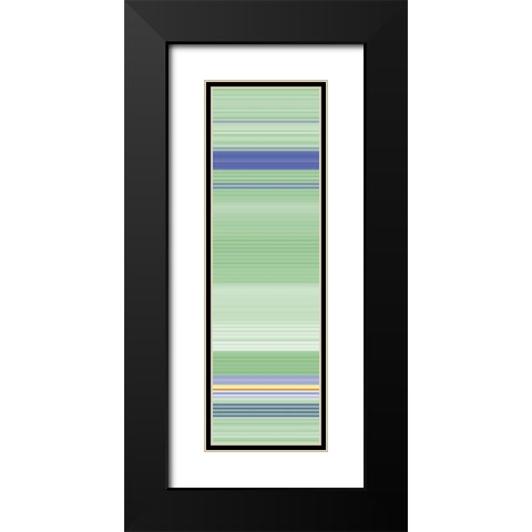 Totem XXV Black Modern Wood Framed Art Print with Double Matting by Grayscale