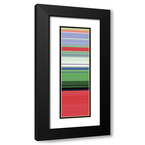 Totem XXVI Black Modern Wood Framed Art Print with Double Matting by Grayscale