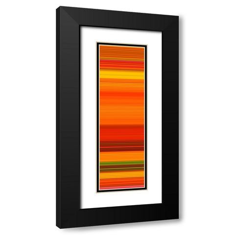 Totem XXIX Black Modern Wood Framed Art Print with Double Matting by Grayscale