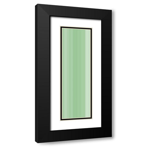 Stripe Totem XIV Black Modern Wood Framed Art Print with Double Matting by Grayscale