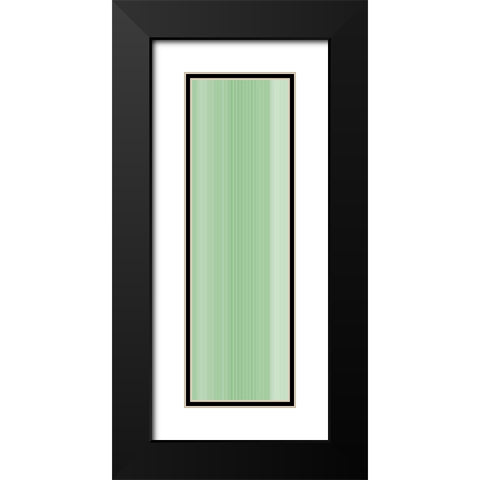 Stripe Totem XIV Black Modern Wood Framed Art Print with Double Matting by Grayscale