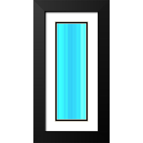 Stripe Totem XXVI Black Modern Wood Framed Art Print with Double Matting by Grayscale